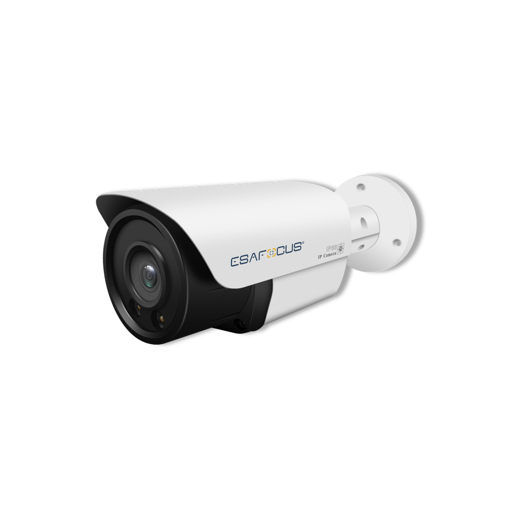 Telecamera IP Bullet 6MP - ottica fissa 2.8 F1.0 - Microfono - Slot Micro SD Card - Led Array - Dual Light - Color Full - Funzioni AI Basic [H-V]