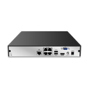NVR 4 canali PoE 64Mbps H265 - 4K - 1 SATA - Funzioni AI Advanced