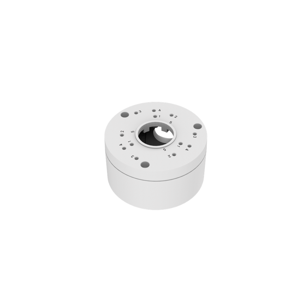 Box di giunzione per telecamere Bullet, Dome e Eyeball D. 100 mm H 57 mm