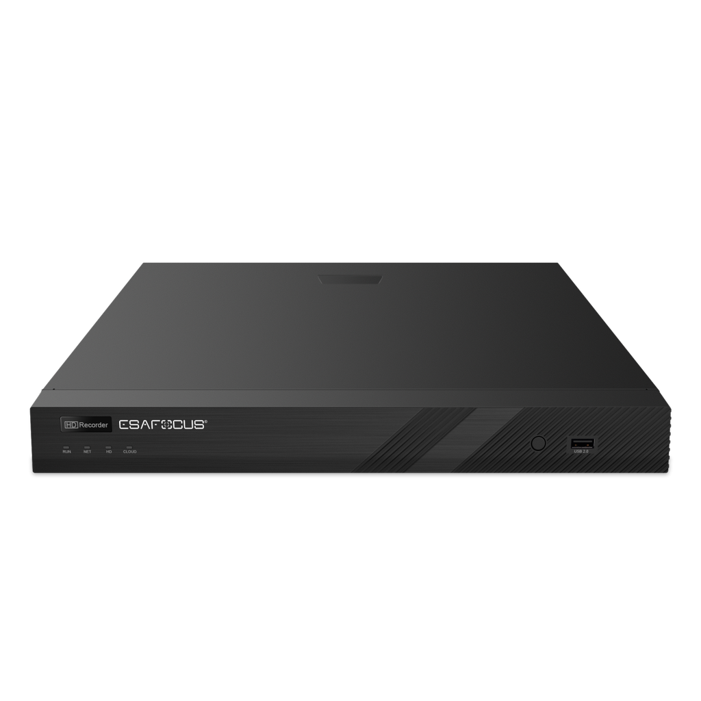 NVR 16 canali 160Mbps H265 2x4K – 2 SATA – AI PRO