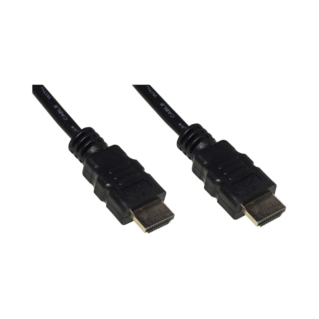 Cavo HDMI 4k contatti dorati mt 1 colore nero