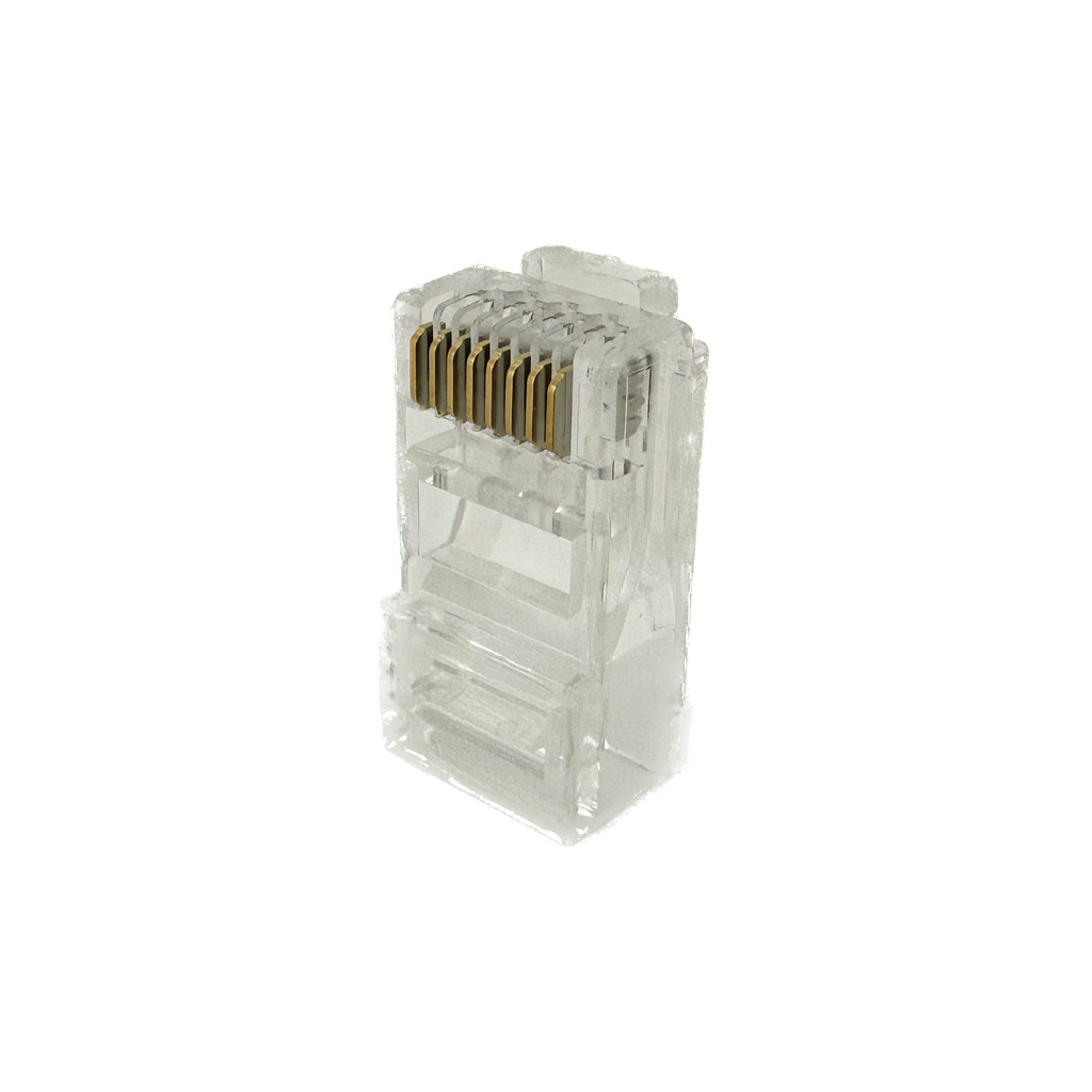 Plug RJ45 UTP per cavo rigido Cat.5 confezione da 100 pezzi