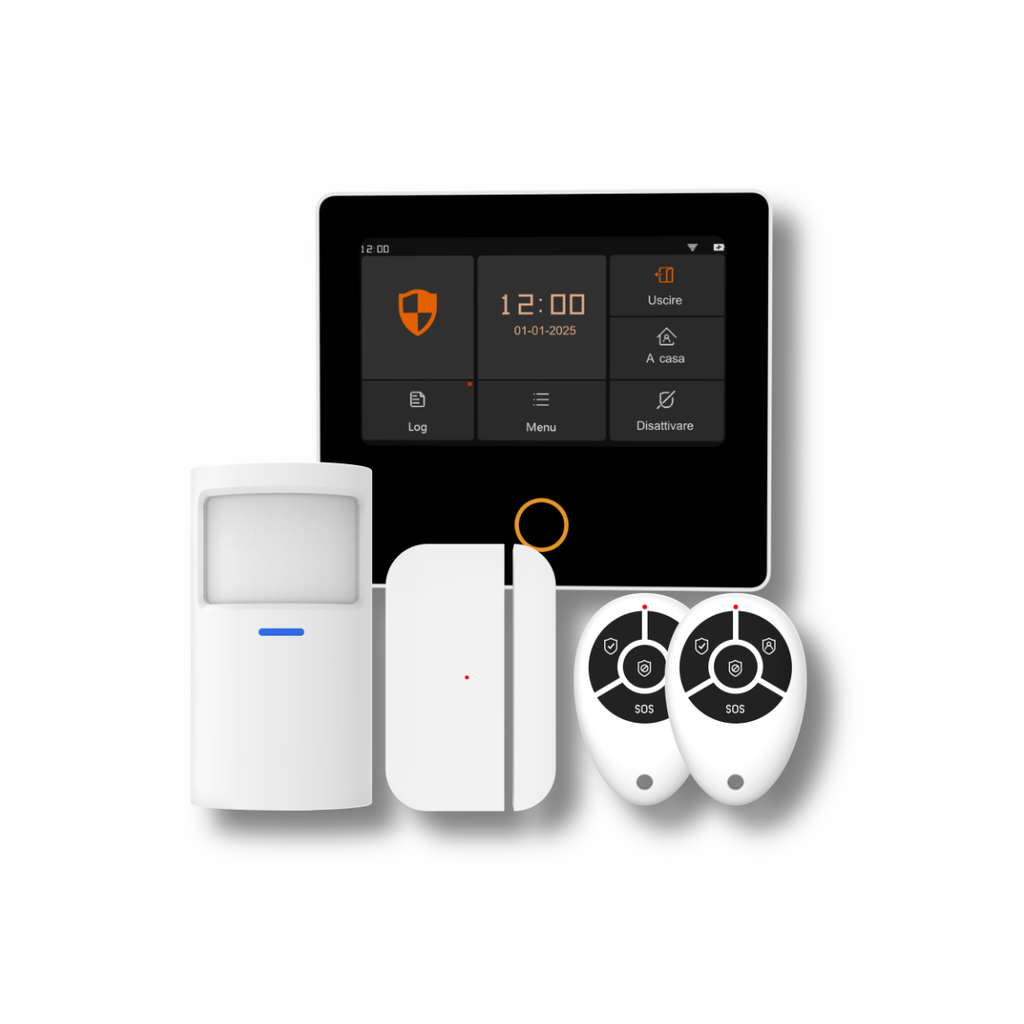 KIT allarme Wi-Fi, 4G, via radio 433 Mhz, eV1257