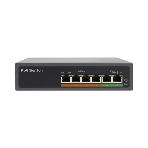 [ES-SW0402] Switch 4 porte PoE + 2 Porte UPLink