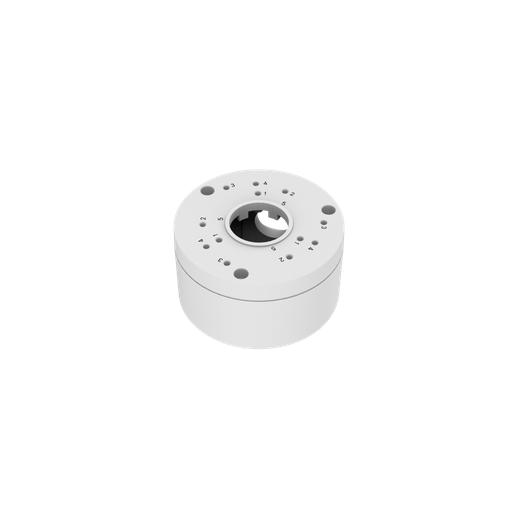 [ES-BRL-10057] Box di giunzione per telecamere Bullet, Dome e Eyeball D. 100 mm H 57 mm