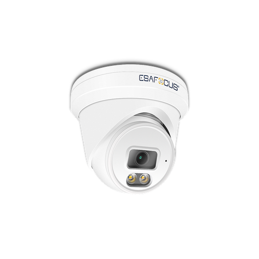 [ES-DR406C-WMC28] Telecamera IP Eyeball 6MP - ottica fissa 2.8 F1.0 - Microfono - Slot Micro SD Card - Led Array - Dual Light - Color Full - AI BASIC